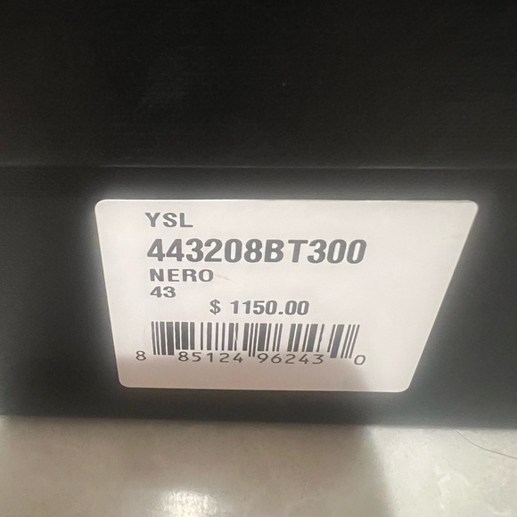 Saint Laurent Man Suede Chelsea Boots original price$1,190 New in Box size10/43 - Picture 6 of 9